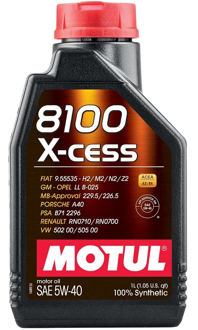 Ulei de motor sintetic MOTUL 8100 X-CESS 5W40, 1 litru